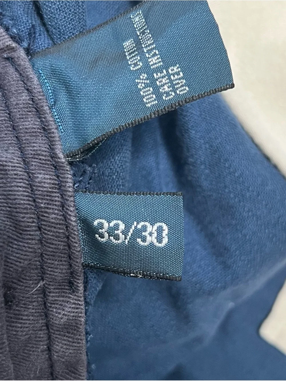 Polo Ralph Lauren LTD Military Crew Officer Trousers Mens 34x29 Blue ButtonFly